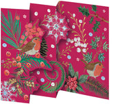 Roger La Borde 5 Pop-out Trifold Cards - Winter Robins